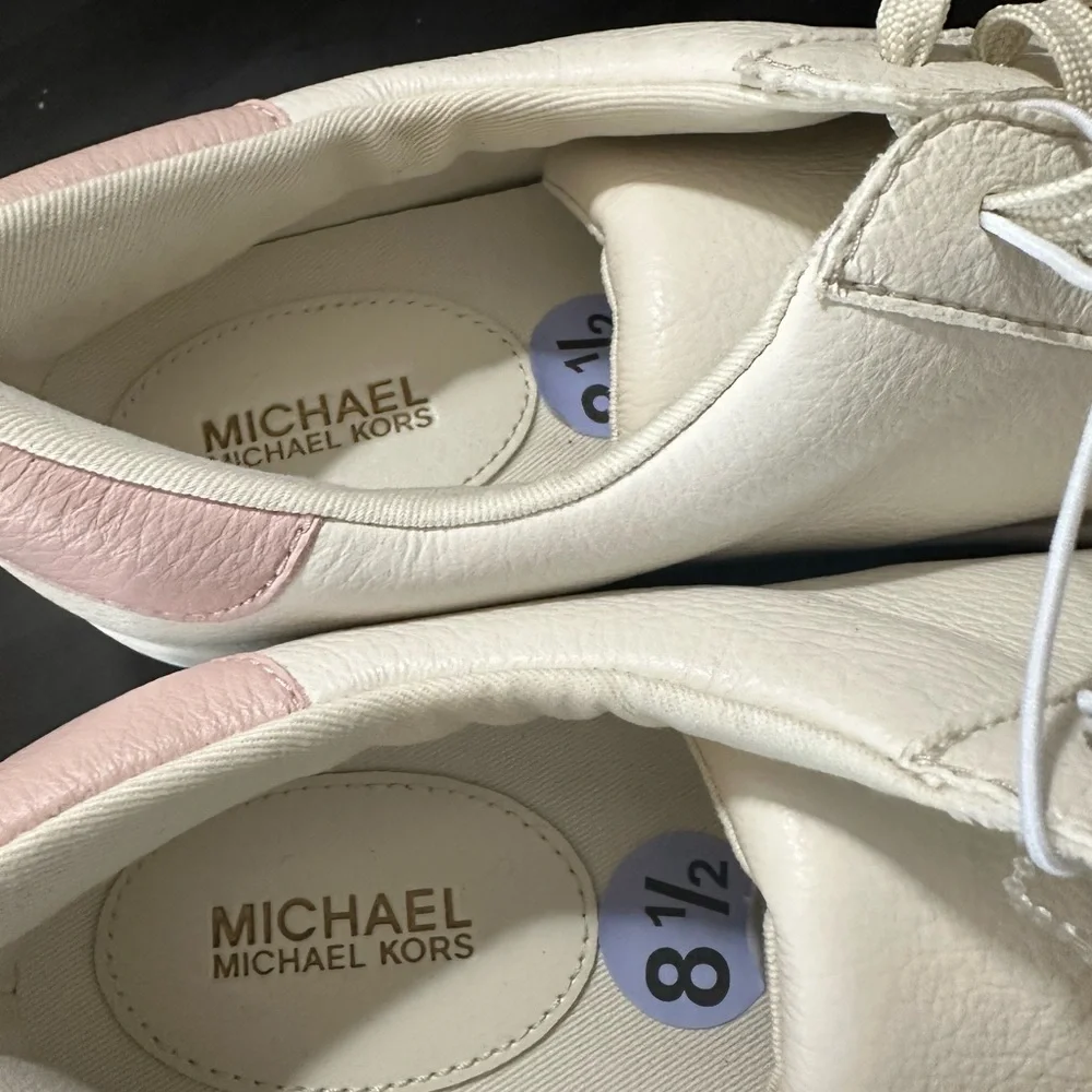 🆕Michael Kors  Faux Leather Sneakers